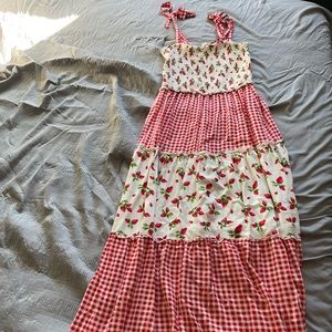 Strawberry Maxi Dress